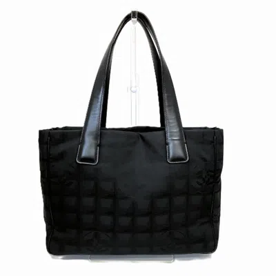 Pre-owned Chanel Black New Travel Line Handbag Tote Bag ()