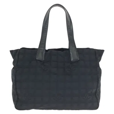 Pre-owned Chanel Black New Travel Line Shoulder Bag Tote Bag ()