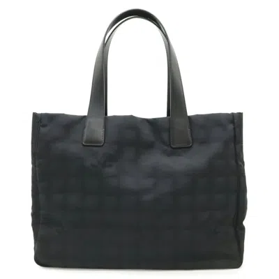 Pre-owned Chanel Black New Travel Line Shoulder Bag Tote Bag ()