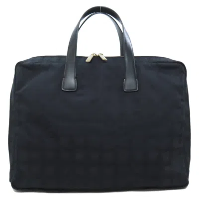 Pre-owned Chanel Black New Travel Line Tote Bag ()