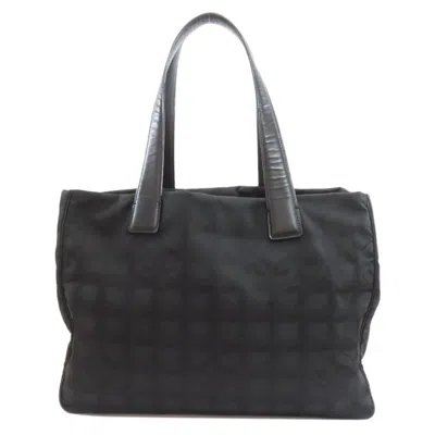 Pre-owned Chanel Black New Travel Line Tote Bag ()