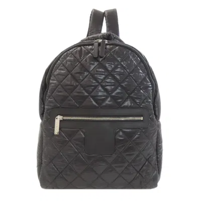 Pre-owned Chanel Black Nylon Backpack ()