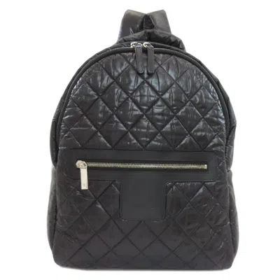 Pre-owned Chanel Black Nylon Backpack ()