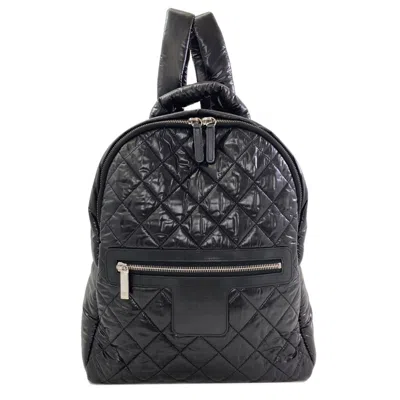 Pre-owned Chanel Black Nylon Backpack ()