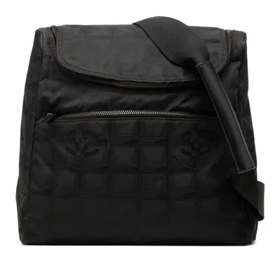 Pre-owned Chanel Black Nylon Backpack ()