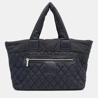 Pre-owned Chanel Black Nylon Cocoon Bag