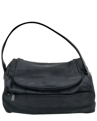 Chanel Black Nylon Medieval Tote - '00s (authentic Pre-loved) In Gray