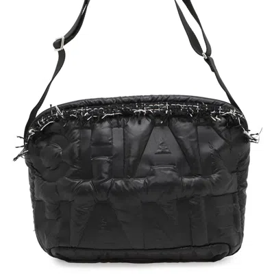 Pre-owned Chanel Black Nylon Shoulder Bag ()