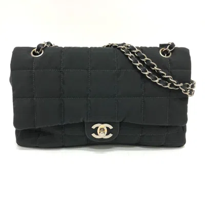 Pre-owned Chanel Black Nylon Shoulder Bag ()