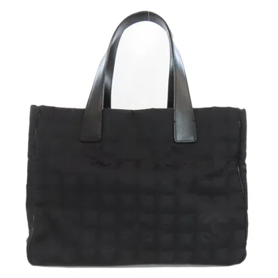 Pre-owned Chanel Black Nylon Tote Bag ()