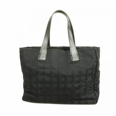 Pre-owned Chanel Black Nylon Tote Bag ()