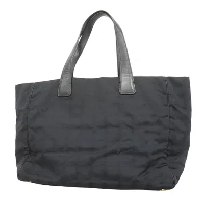 Pre-owned Chanel Black Nylon Tote Bag ()