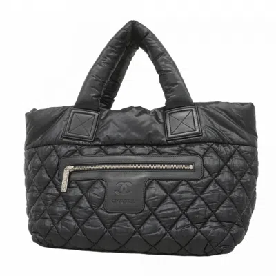 Pre-owned Chanel Black Nylon Tote Bag ()