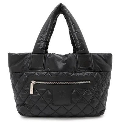 Pre-owned Chanel Black Nylon Tote Bag ()