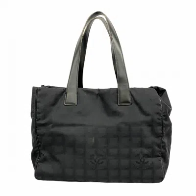 Pre-owned Chanel Black Nylon Tote Bag ()
