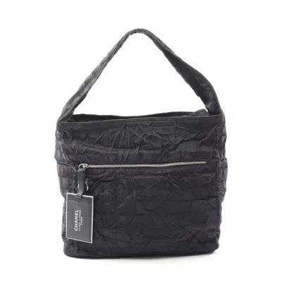 Pre-owned Chanel Black Nylon Tote Bag ()