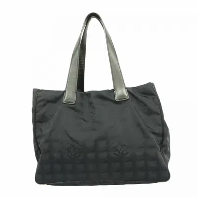 Pre-owned Chanel Black Nylon Tote Bag ()