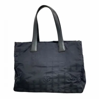 Pre-owned Chanel Black Nylon Tote Bag ()