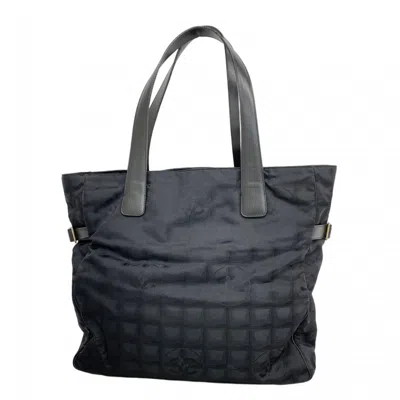 Pre-owned Chanel Black Nylon Tote Bag ()