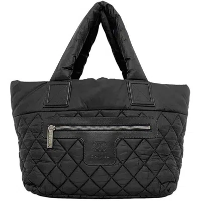 Pre-owned Chanel Black Nylon Tote Bag ()