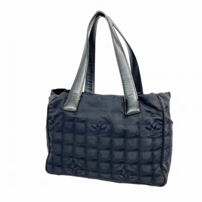 Pre-owned Chanel Black Nylon Tote Bag ()
