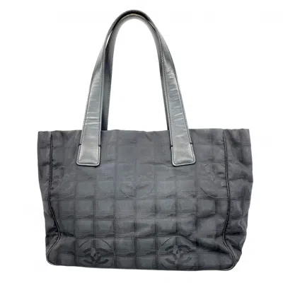 Pre-owned Chanel Black Nylon Tote Bag ()