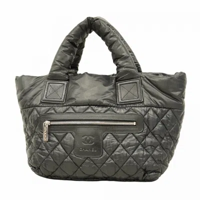 Pre-owned Chanel Black Nylon Tote Bag ()