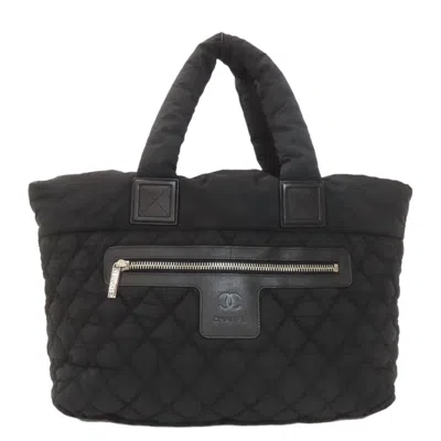 Pre-owned Chanel Black Nylon Tote Bag ()
