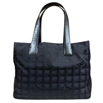 Pre-owned Chanel Black Nylon Tote Bag ()