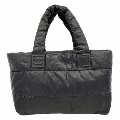 Pre-owned Chanel Black Nylon Tote Bag ()