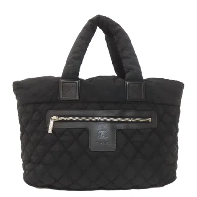 Pre-owned Chanel Black Nylon Tote Bag ()