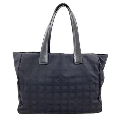 Pre-owned Chanel Black Nylon Tote Bag ()