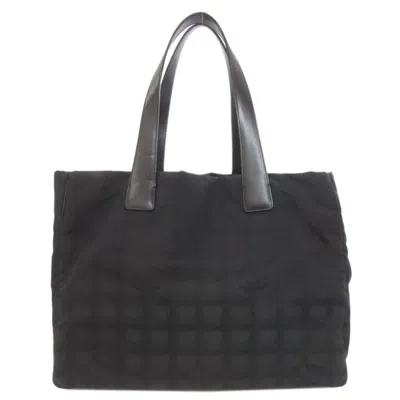 Pre-owned Chanel Black Nylon Tote Bag ()