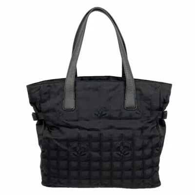 Pre-owned Chanel Black Nylon Tote Bag ()
