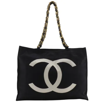 Pre-owned Chanel Black Nylon Tote Bag ()