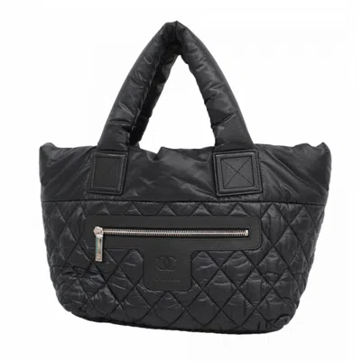 Pre-owned Chanel Black Nylon Tote Bag ()