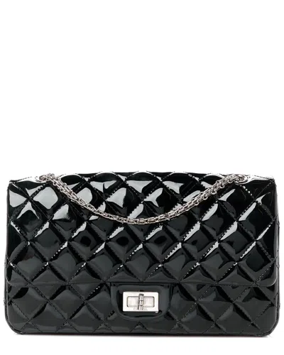 Pre-owned Chanel Black Patent Leather Patent Quilted 2.55 Reissue 227 Flap (authentic  Pre-loved)