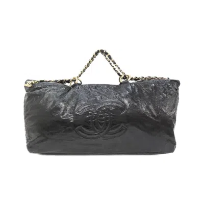 Pre-owned Chanel Black Pvc Shoulder Bag ()