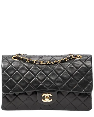 Chanel Black Quilted Lambskin Leather Classic Double Flap 26 (authentic Pre-  Loved)