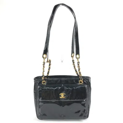Pre-owned Chanel Black Shoulder Bag Tote Bag ()