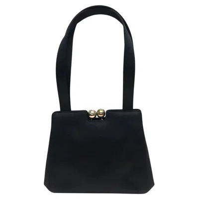 Pre-owned Chanel Black Silk Purse Handbag