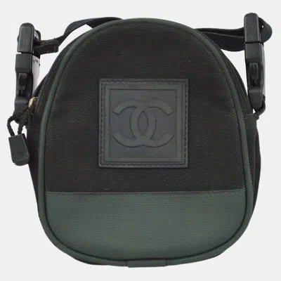 Pre-owned Chanel Black Sport Line Crossbody Bag