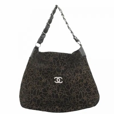 Pre-owned Chanel Black Suede Shoulder Bag ()