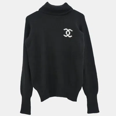 Pre-owned Chanel Black Sweater Size L