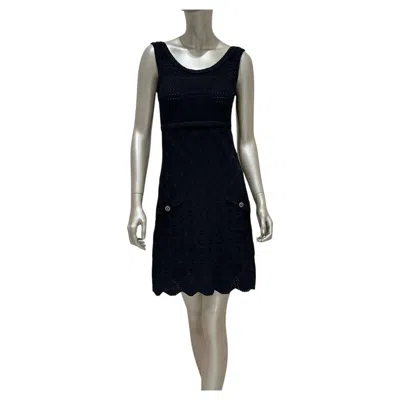 Pre-owned Chanel Black Woven Dress - Fr38
