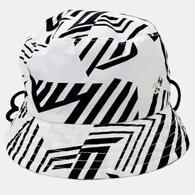 Pre-owned Chanel Black/white Bucket Hat