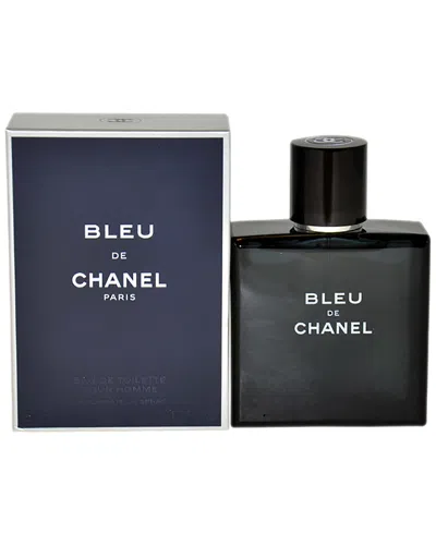 Chanel Bleu De  1.7oz Men's Eau De Toilette Spray In White