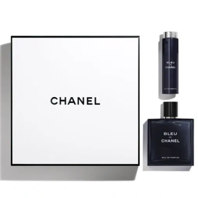 Chanel Bleu De  3.4 Fl. Oz. Eau De Parfum Twist And Spray Set