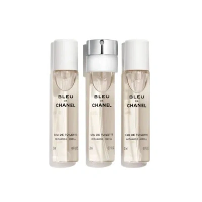 Chanel Bleu De  Eau De Toilette Twist And Spray In White