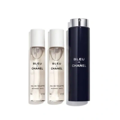 Chanel Bleu De  Eau De Toilette Twist And Spray In White